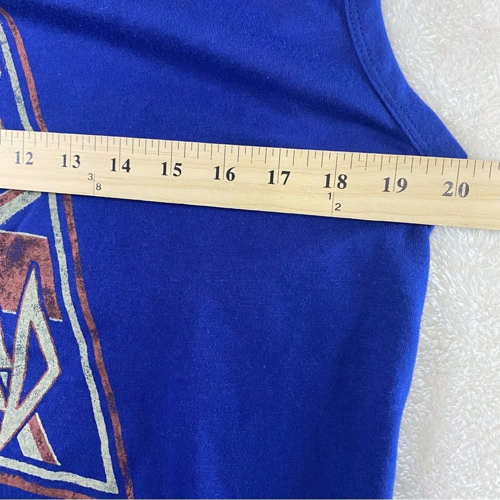 Def Leppard Large Blue Men’s Tank Top - Picture 6 of 7